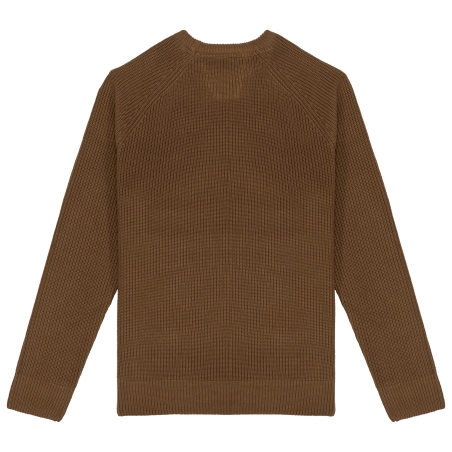 Pull écoresponsable à grosses mailles homme