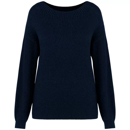 Pull écoresponsable en laine mérinos femme
