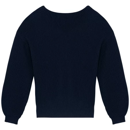 Pull écoresponsable en laine mérinos femme