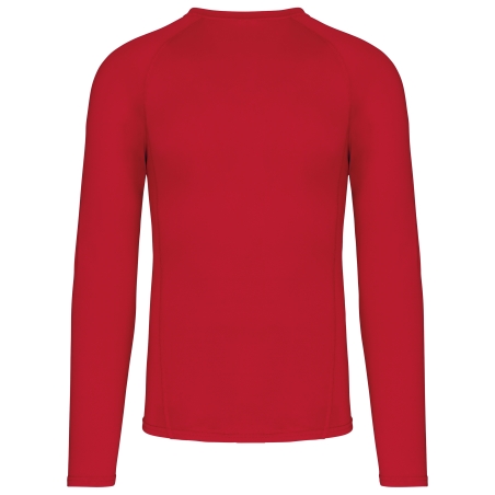 T-shirt double peau sport manches longues unisexe