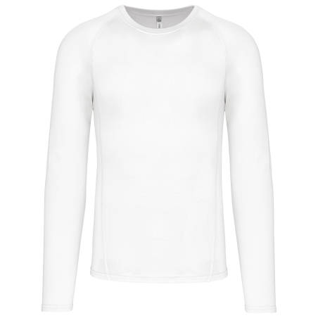T-shirt double peau sport manches longues unisexe