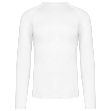 T-shirt double peau sport manches longues unisexe