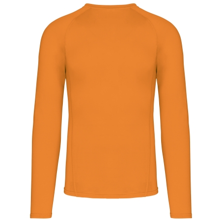 T-shirt double peau sport manches longues unisexe