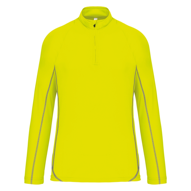 Haut de sport manches longues ¼ zip homme