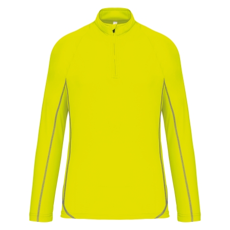 Haut de sport manches longues ¼ zip homme