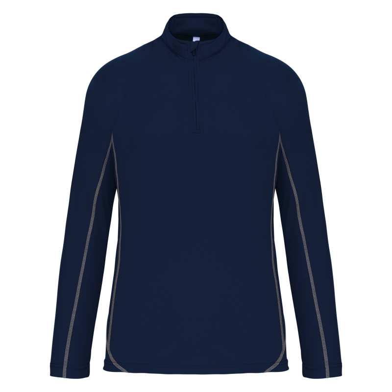 Haut de sport manches longues ¼ zip homme