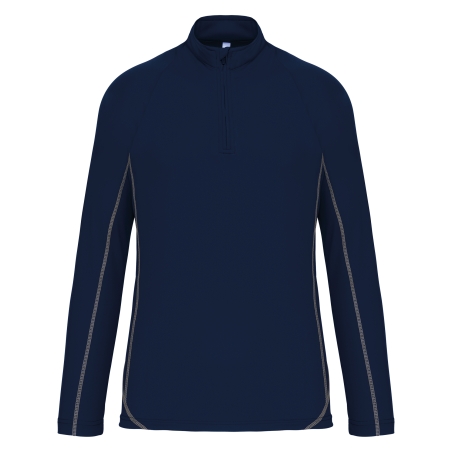 Haut de sport manches longues ¼ zip homme