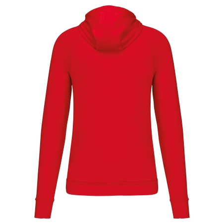 Sweat-shirt à capuche 1/4 zip sport unisexe