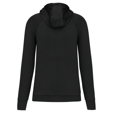 Sweat-shirt à capuche 1/4 zip sport unisexe