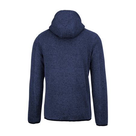 Veste à capuche chinée homme