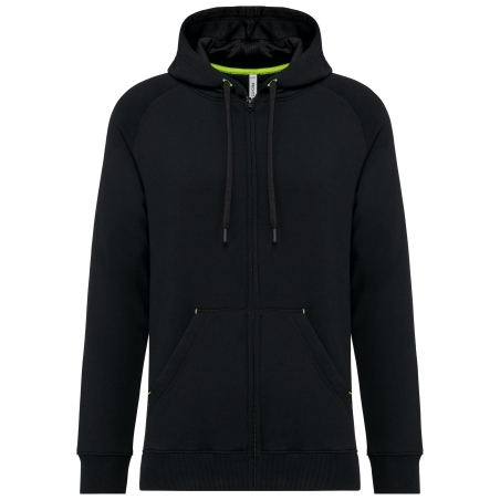 Veste zippée à capuche unisexe