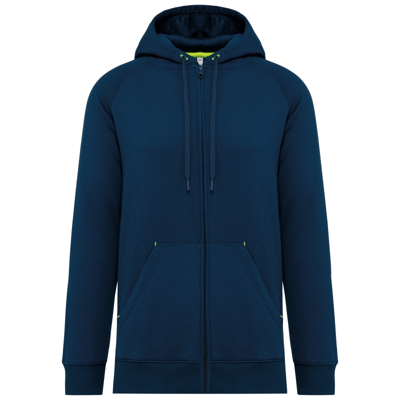 Veste zippée à capuche unisexe