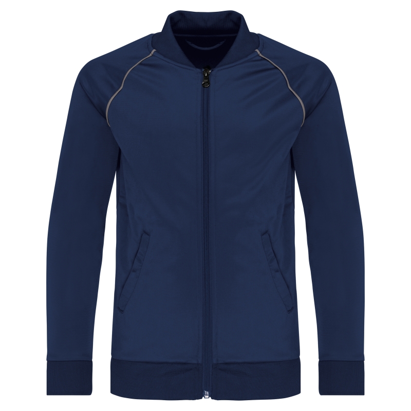 Veste de survêtement zippée avec liseré enfant