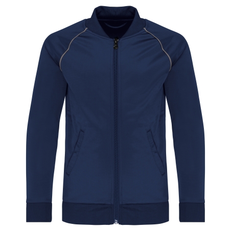 Veste de survêtement zippée avec liseré enfant