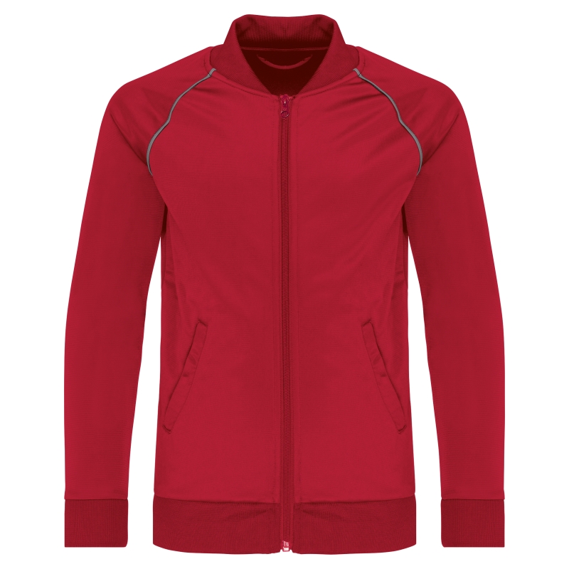 Veste de survêtement zippée avec liseré enfant