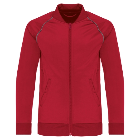Veste de survêtement zippée avec liseré enfant