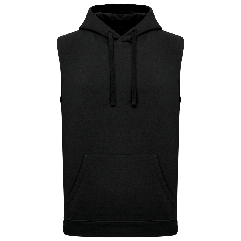 Sweat-shirt à capuche sans manches unisexe