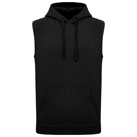 Sweat-shirt à capuche sans manches unisexe