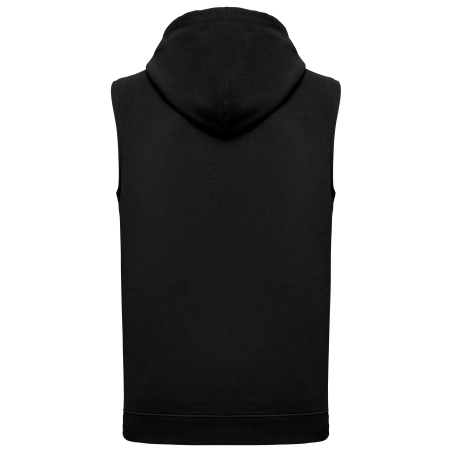 Sweat-shirt à capuche sans manches unisexe