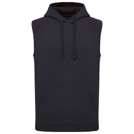 Sweat-shirt à capuche sans manches unisexe
