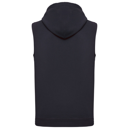 Sweat-shirt à capuche sans manches unisexe