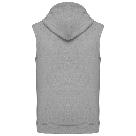 Sweat-shirt à capuche sans manches unisexe