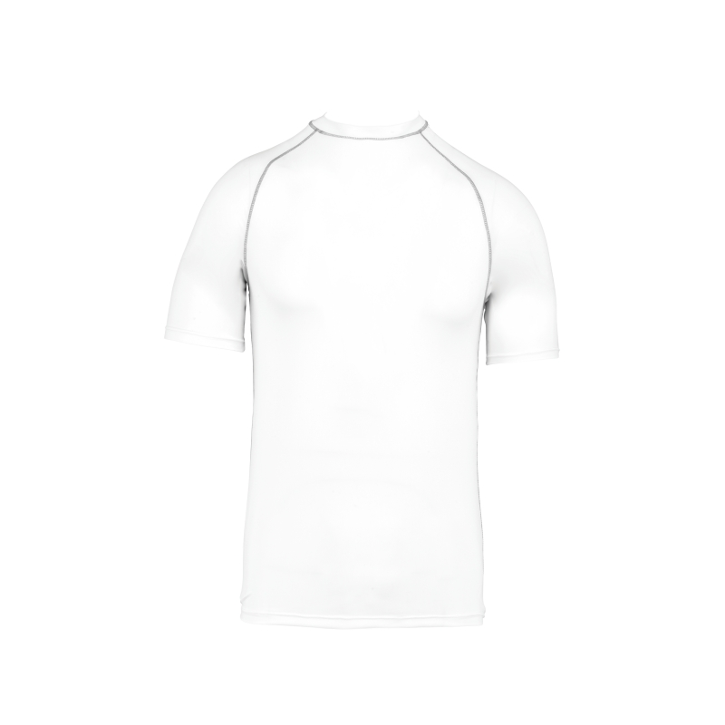 T-shirt technique à manches courtes avec protection anti-UV unisexe