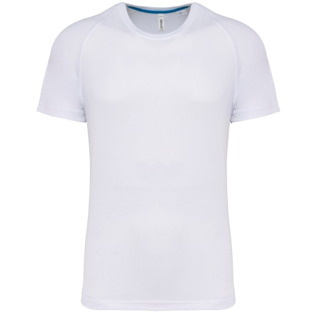 T-shirt de sport à col rond recyclé homme