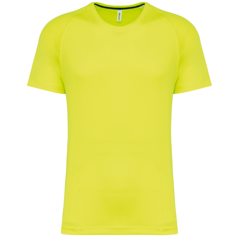 T-shirt de sport à col rond recyclé homme
