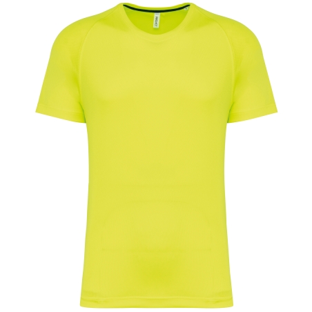 T-shirt de sport à col rond recyclé homme