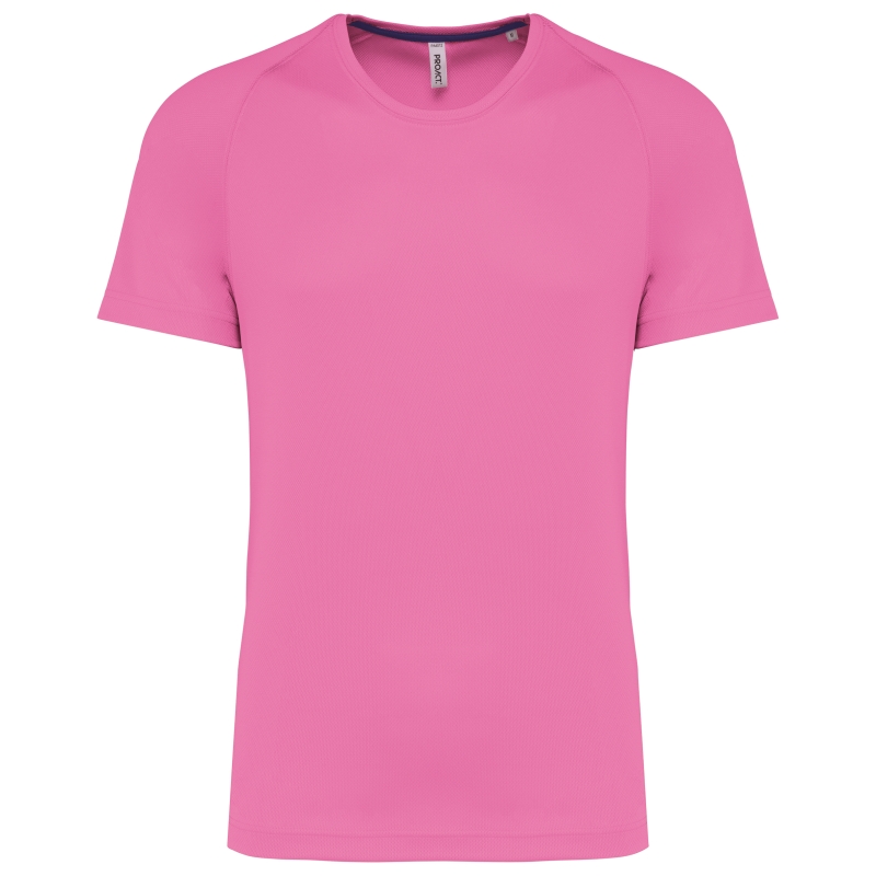 T-shirt de sport à col rond recyclé homme