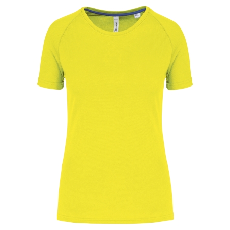 T-shirt de sport à col rond recyclé femme