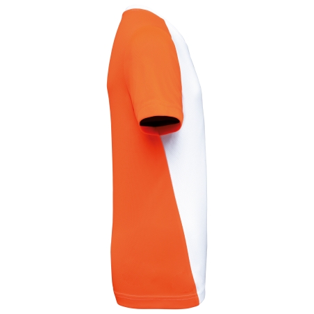 T-shirt de sport écoresponsable bicolore homme