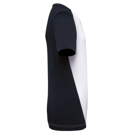 T-shirt de sport écoresponsable bicolore homme