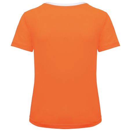 T-shirt de sport écoresponsable bicolore femme
