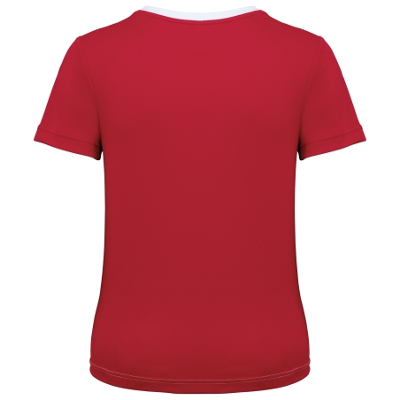 T-shirt de sport écoresponsable bicolore femme