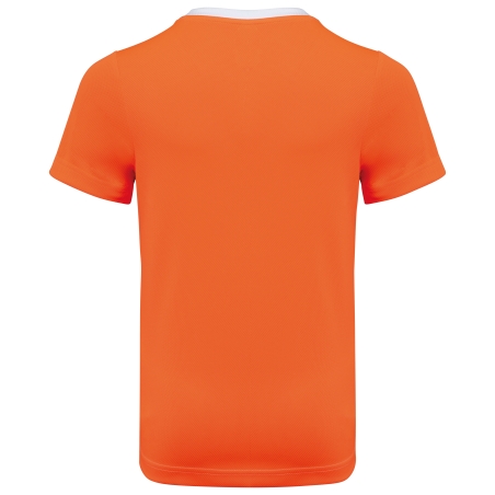 T-shirt de sport écoresponsable bicolore enfant
