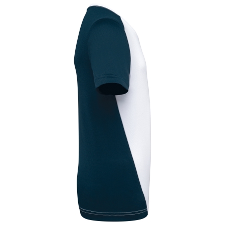 T-shirt de sport écoresponsable bicolore enfant