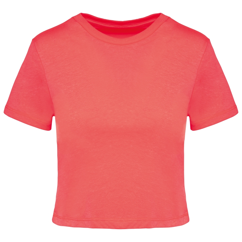 Crop top triblend femme