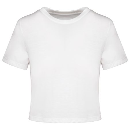 Crop top triblend femme