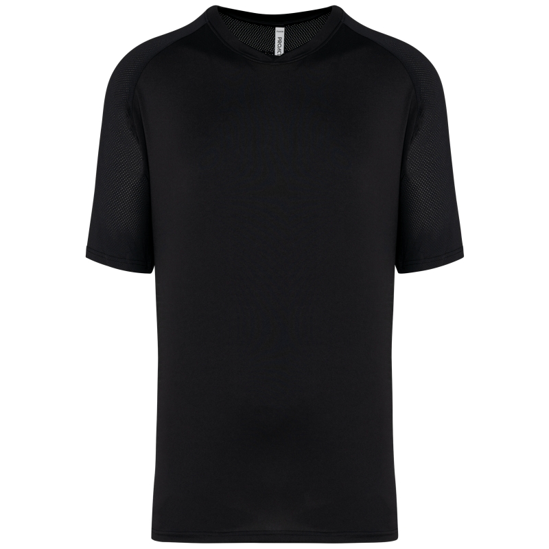 T-shirt de padel bicolore à manches raglan homme