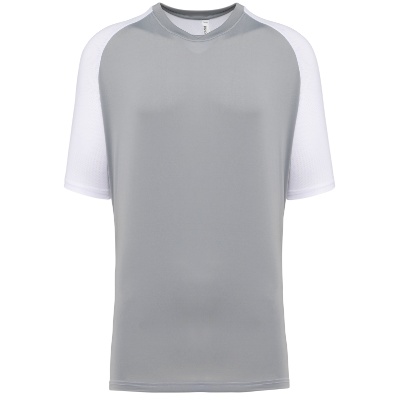 T-shirt de padel bicolore à manches raglan homme