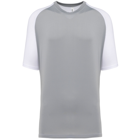 T-shirt de padel bicolore à manches raglan homme