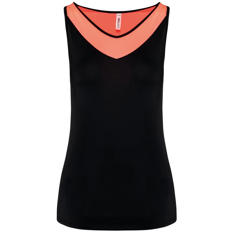 Débardeur de padel bicolore femme