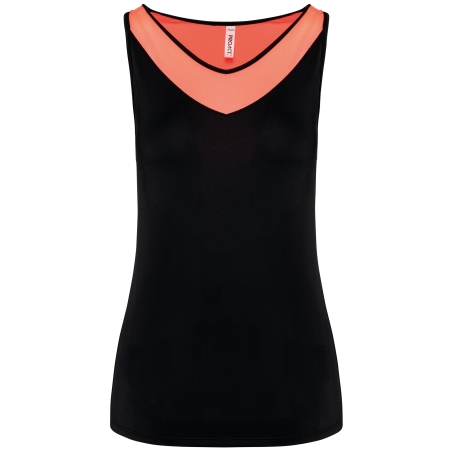 Débardeur de padel bicolore femme