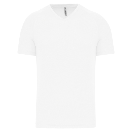 T-shirt de sport manches courtes col v homme