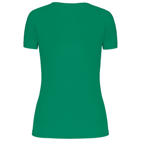 T-shirt de sport manches courtes col v femme