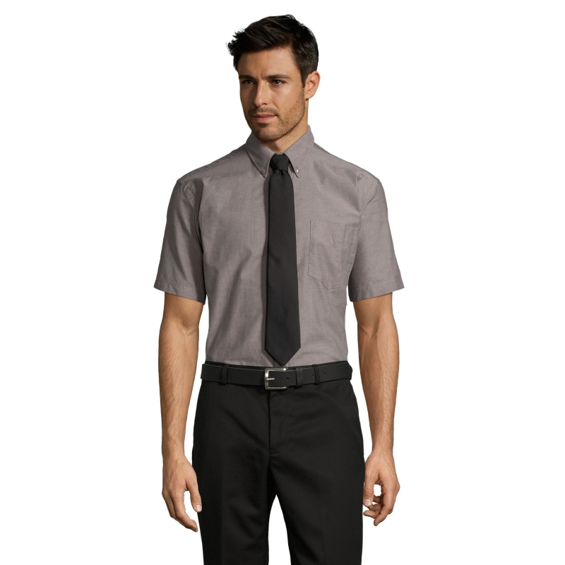 CHEMISE HOMME OXFORD MANCHES COURTES