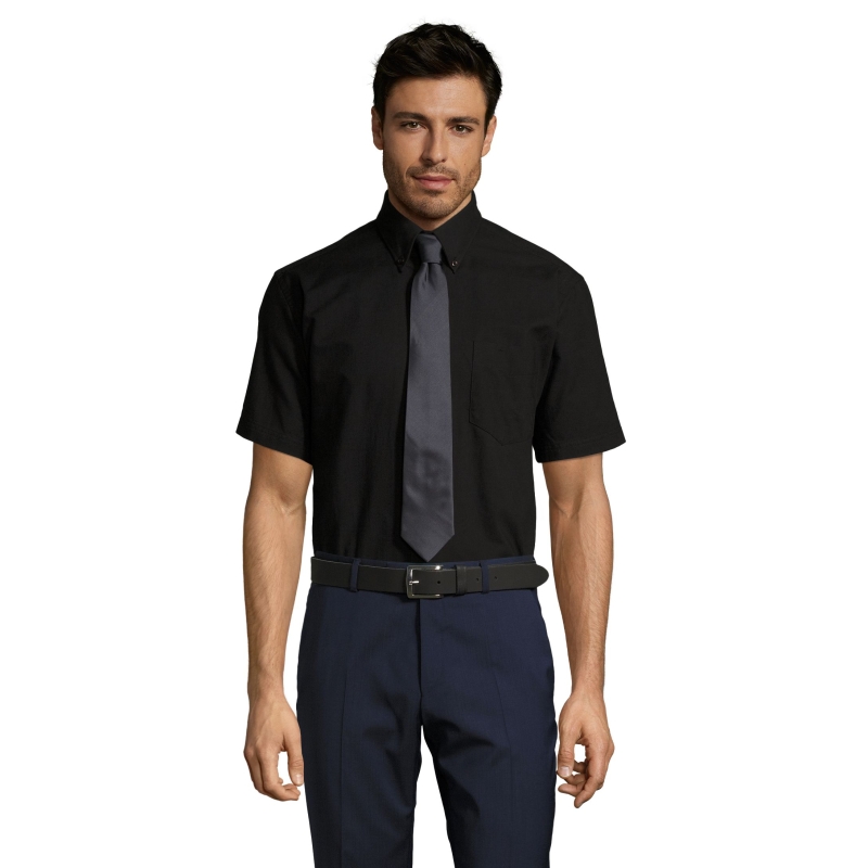 CHEMISE HOMME OXFORD MANCHES COURTES