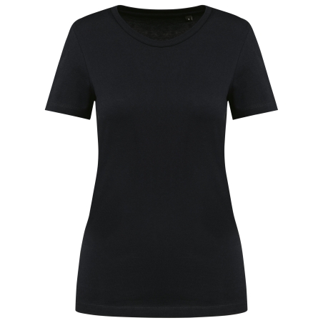T-shirt Supima® col rond manches courtes femme